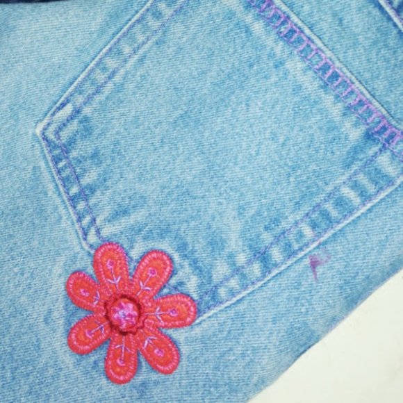 Friends Embellished Hippy Jeans Girl Size 8 LN - Picture 3 of 3